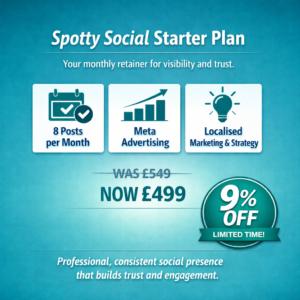 Spotty Social Starter Plan (Monthly Retainer)