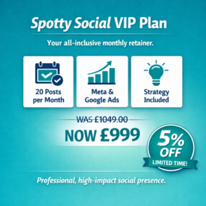 Spotty Social VIP Plan (Monthly Retainer)