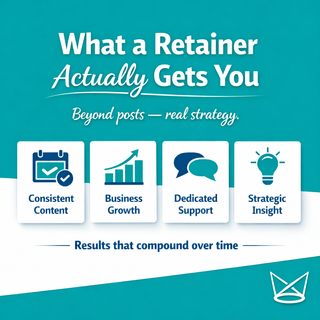 Is a monthly social media retainer worth it for a small uk business?